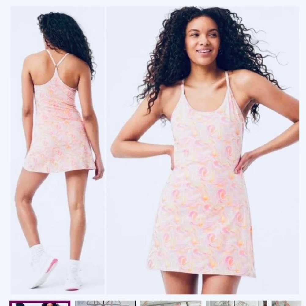 Outdoor Voices Marbled Exercise Dress in Pink NWOT‎ - Picture 3 of 8